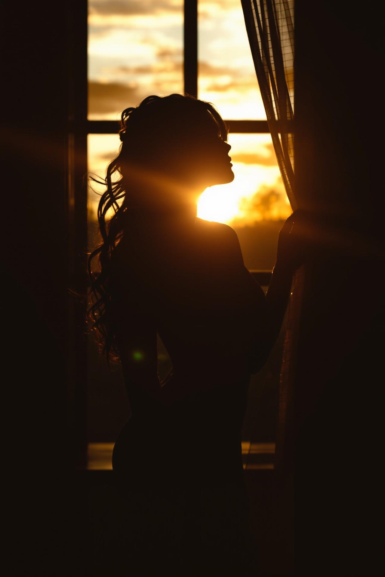 暮光下的性感剪影 - 写真馆唯美写真
